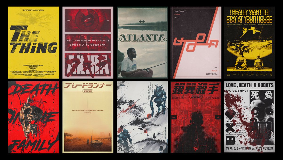 Some of my favorite poster designs ⚡️