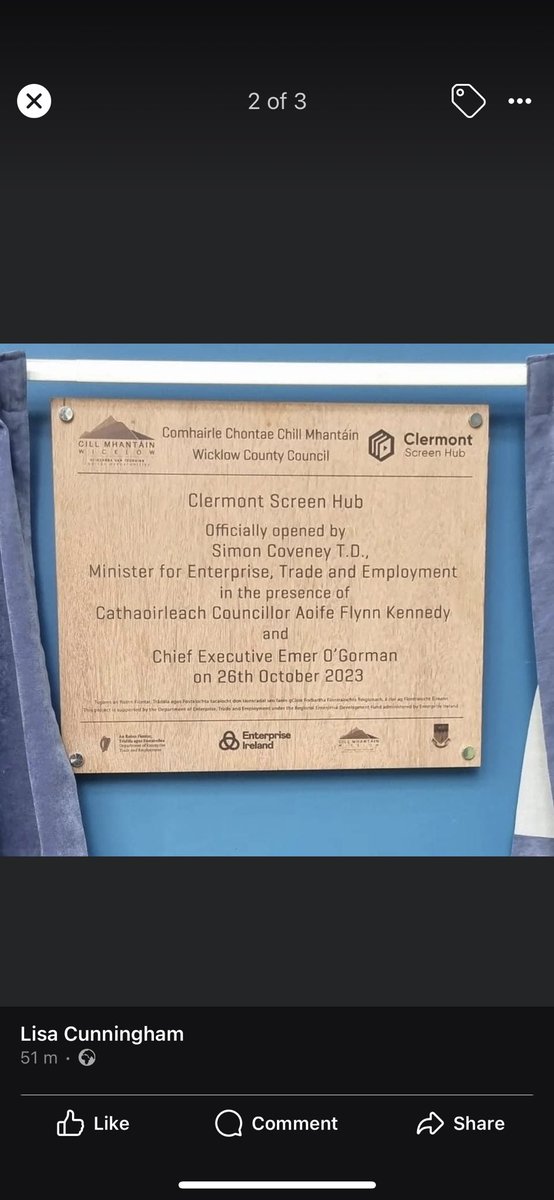 anniedoona's tweet image. #ScreenHub @simoncoveney @SimonHarrisTD @ScreenIreland @VogueBD @screenproducers @animationirel Great opening of the Wicklow ScreenHub at Clermont Centre today a real addition to the thriving film industry in Wicklow