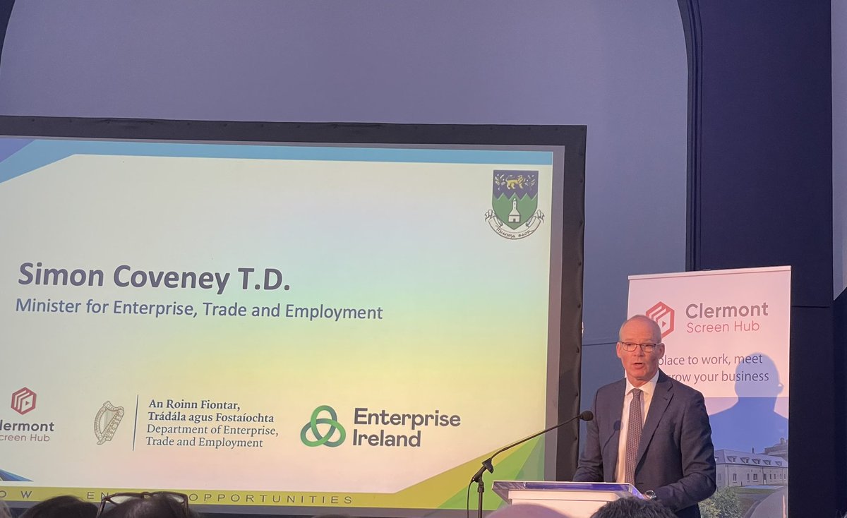 anniedoona's tweet image. #ScreenHub @simoncoveney @SimonHarrisTD @ScreenIreland @VogueBD @screenproducers @animationirel Great opening of the Wicklow ScreenHub at Clermont Centre today a real addition to the thriving film industry in Wicklow