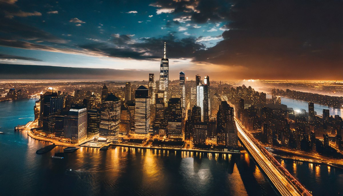 Capturing the mesmerizing beauty of New York City at night 🌃📸 Check out this stunning shot by Adobe Firefly! 📷✨ #NewYorkCity #NYC  #BigApple #AdobeFirefly #CityAtNight  #NYCbyNight #NightPhotography #CityThatShines #IconicViews #CityOfDreams #NYCViews #NewYorkAtNight