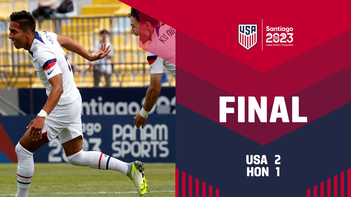 FT | A thrilling second half, Daniel Leyva scores the equalizer while Theodore Ku-DiPietro secures a late game-winner for #USMPAT 👏