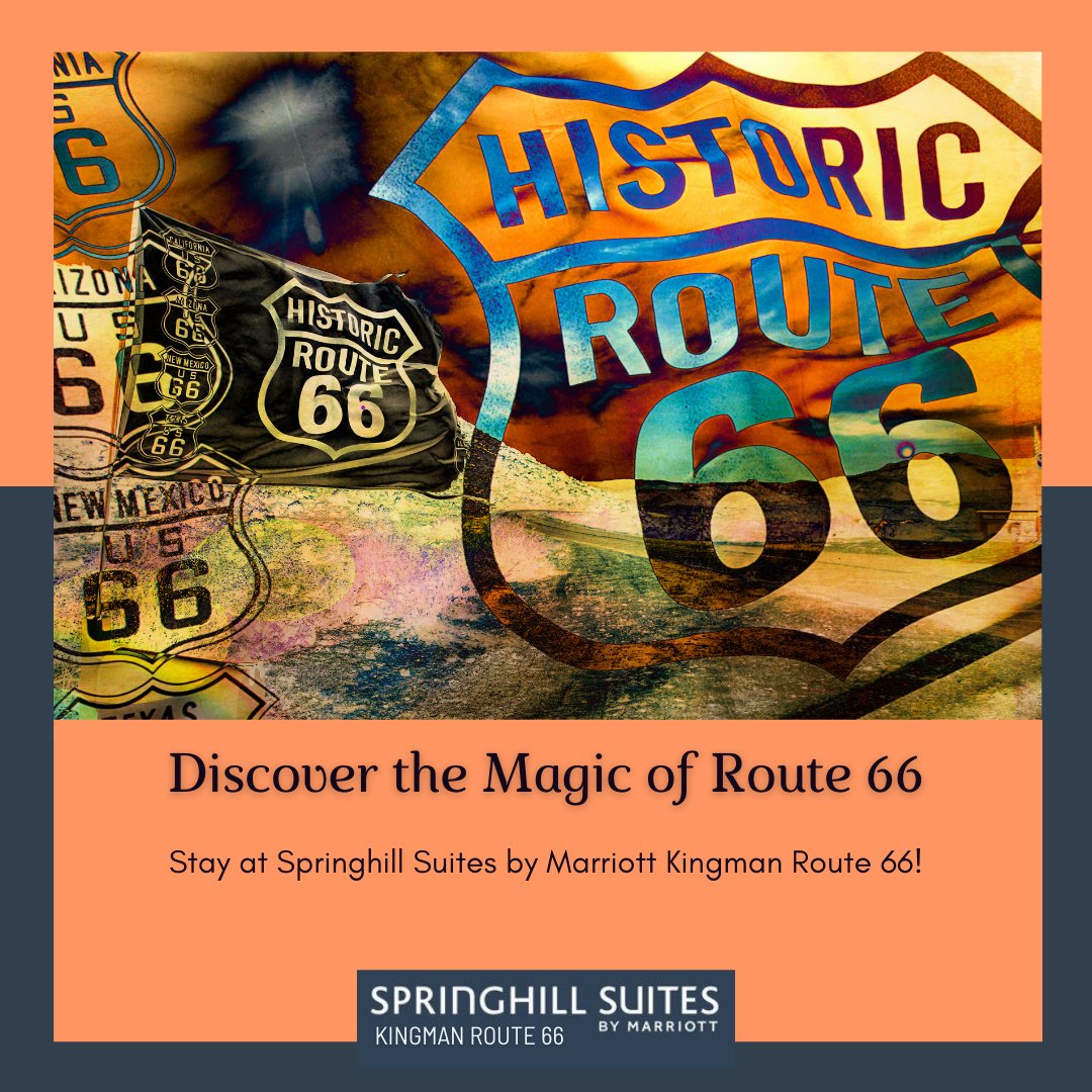 SHSuitesKingman's tweet image. Discover Route 66 Magic at #SpringhillSuitesbyMarriott Kingman! Spacious suites, free breakfast, indoor pool, &amp;amp; fitness center await. Plus, Kingman's buzzing with events! Don't miss out - Book now! Link in bio🏨 Explore events: explorekingman.com🎉#KingmanAZ #upcomingEvents