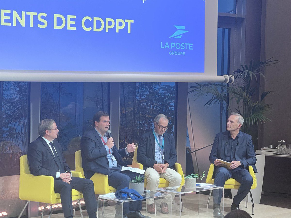 StTRAVERT's tweet photo. #Paris 23èmes rencontres des Présidents de #CDPPT -Commissions Départementales de Présence Postale. En tant que Président de l’ONPP -Observatoire National de la Présence Postale - j’ai tenu à rappeler le rôle essentiel de la mission de proximité et de service public de la Poste. https://t.co/ZftBRW37DI