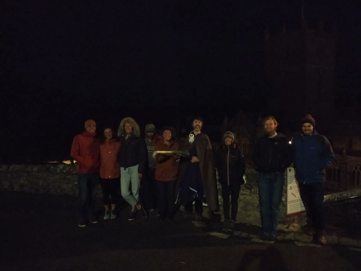 Shot from our final tour of the year last night. Lovely group of pilgrims who even promised to rehome our leek. Back next year with more!