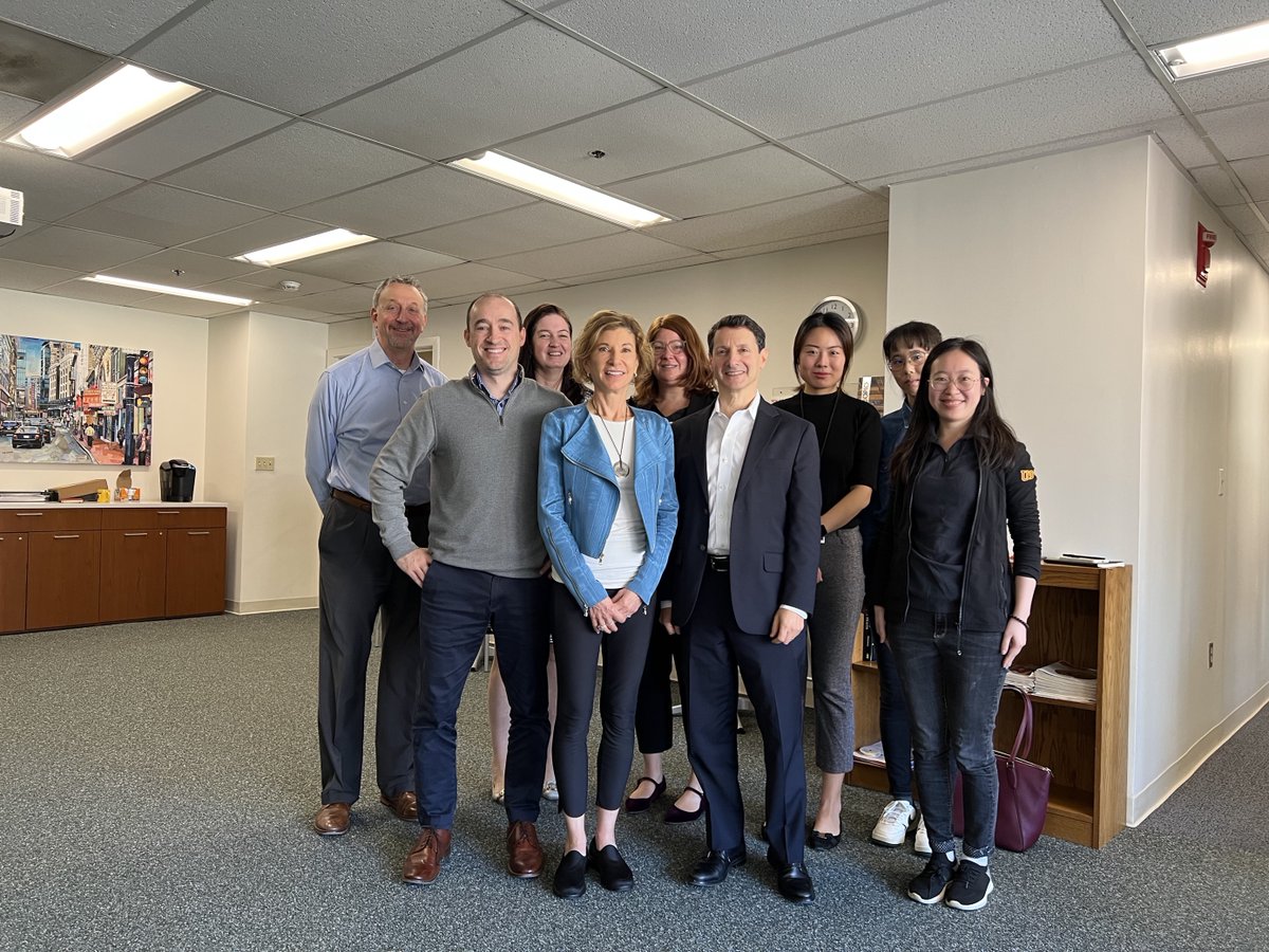 PeterNeumann11's tweet photo. Thanks to @KathrynP_phd of @ucsfpharmacy &amp; @Health_Affairs Scholar for a great visit to @TuftsCEVR today!   We enjoyed hearing about your many initiatives. https://t.co/PL76asHP9M