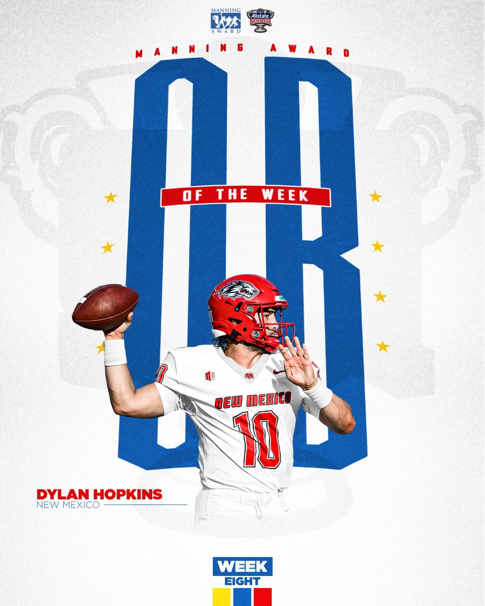 New Mexico Football (@unmlobofb) on Twitter photo The winning of the <a href="/ManningAward/">Manning Award</a> QB of the Week!!!!
Lobo Fans are the BEST!!!!
#GoLobos
golobos.com/news/2023/10/2… The winning of the <a href="/ManningAward/">Manning Award</a> QB of the Week!!!!
Lobo Fans are the BEST!!!!
#GoLobos
golobos.com/news/2023/10/2…