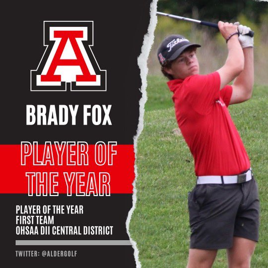 bumilswap's tweet photo. Congratulations to Brady Fox who was selected as the Central District Golfer of the Year in Division II for the second year in a row! He was also named a part of the All-District Tournament team for his top 5 finish at the Central District Tournament! https://t.co/fVHFwEOdq7