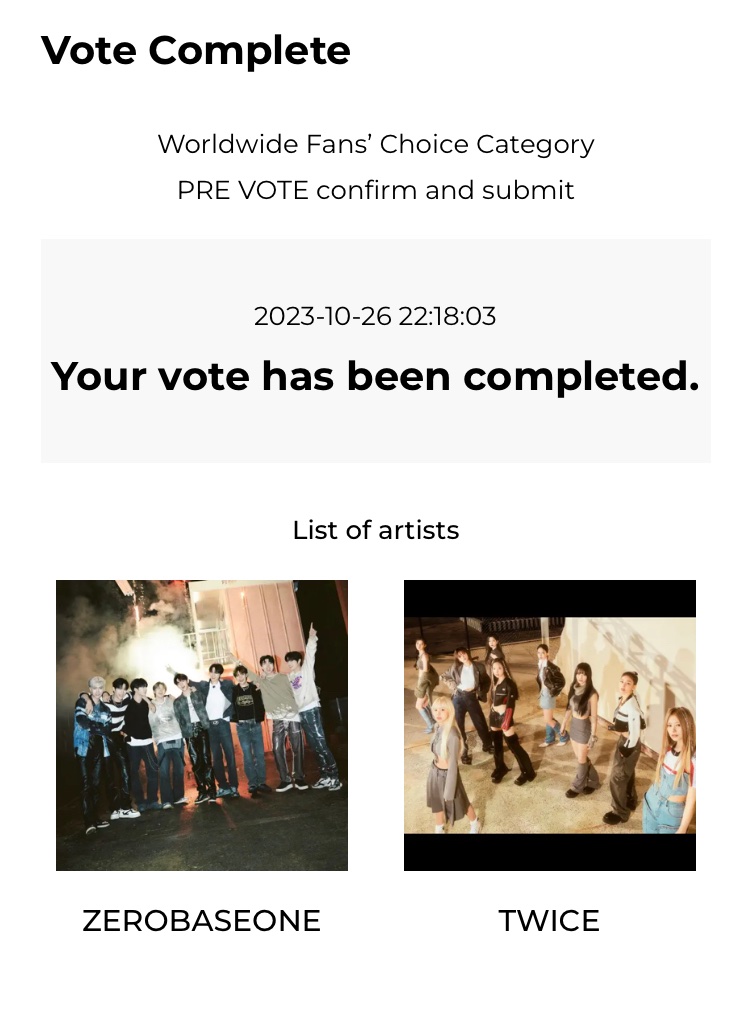 DOUBLEBASEONE_'s tweet photo. [🗳️] MAMA WWFC MASS-VOTE

ZE_ROSE it’s a new day so let’s vote for ZB1 and TWICE on MnetPlus and drop your proof under the hashtag  #ZEROSExONCE ! 🌹

MASS-VOTING WAVES:
• 12AM - 2AM KST
• 1PM - 3PM KST

#ZB1 #ZEROBASEONE 
#제로베이스원 @ZB1_official https://t.co/cupt27bOzk