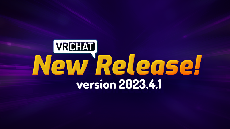 VRChat's tweet image. Today&apos;s the day!! Release 2023.4.1 is now LIVE!   

With this release, we are finally moving to Unity 2022! NO reuploads are required.   

Read the patch notes here for more information: docs.vrchat.com/docs/latest-re…  
(Video patch notes in the comments)