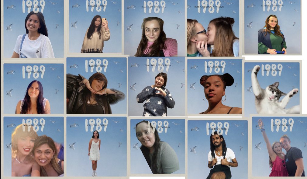 SwiftieLR's tweet photo. Safe to say we never go out of style! 
Happy #1989TaylorsVersion night!! #InMy1989TaylorsVersionEra 💙🫶 @taylornation13 @taylorswift13 we are ready to skate it off tonight!!! https://t.co/L7X89Su2FH