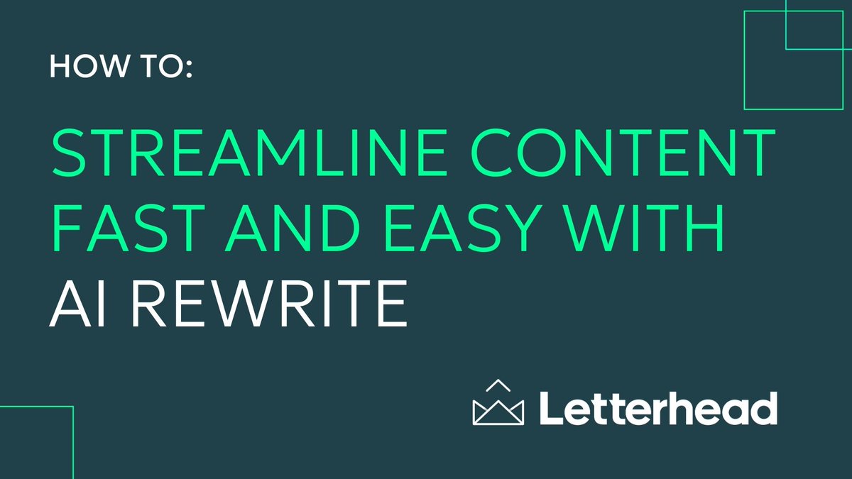 Transform dense instructions into easy-to-follow steps for #readers 📝. Our AI rewrite tool converts detailed text into easy step-by-steps automatically. 

#Newsletter #AI #Content #Streamline

lnkd.in/ewc2eRk4