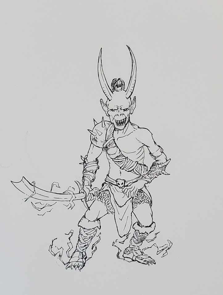 Day 26 Dangerous - Rakanishu
#inktober2023 #inktober2023day26