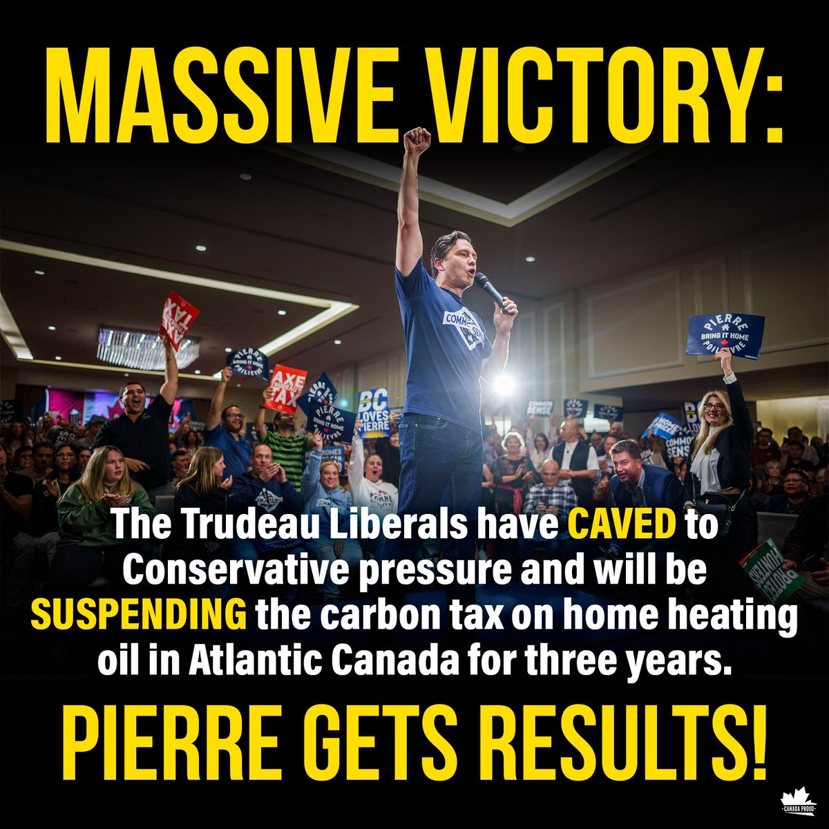 This is good progress, but there's still work to do. We have to repeal the ENTIRE carbon tax for ALL Canadians!

To do that, we need Trudeau out of office. Sign our petition telling him to RESIGN: ResignTrudeau.ca