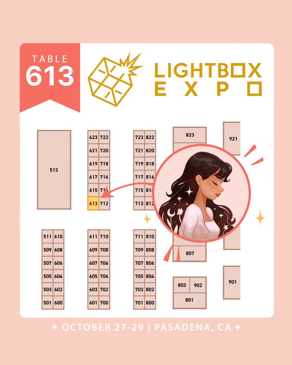 Come see me at Lightbox expo at table 613! I’ll also be presenting! 🥰