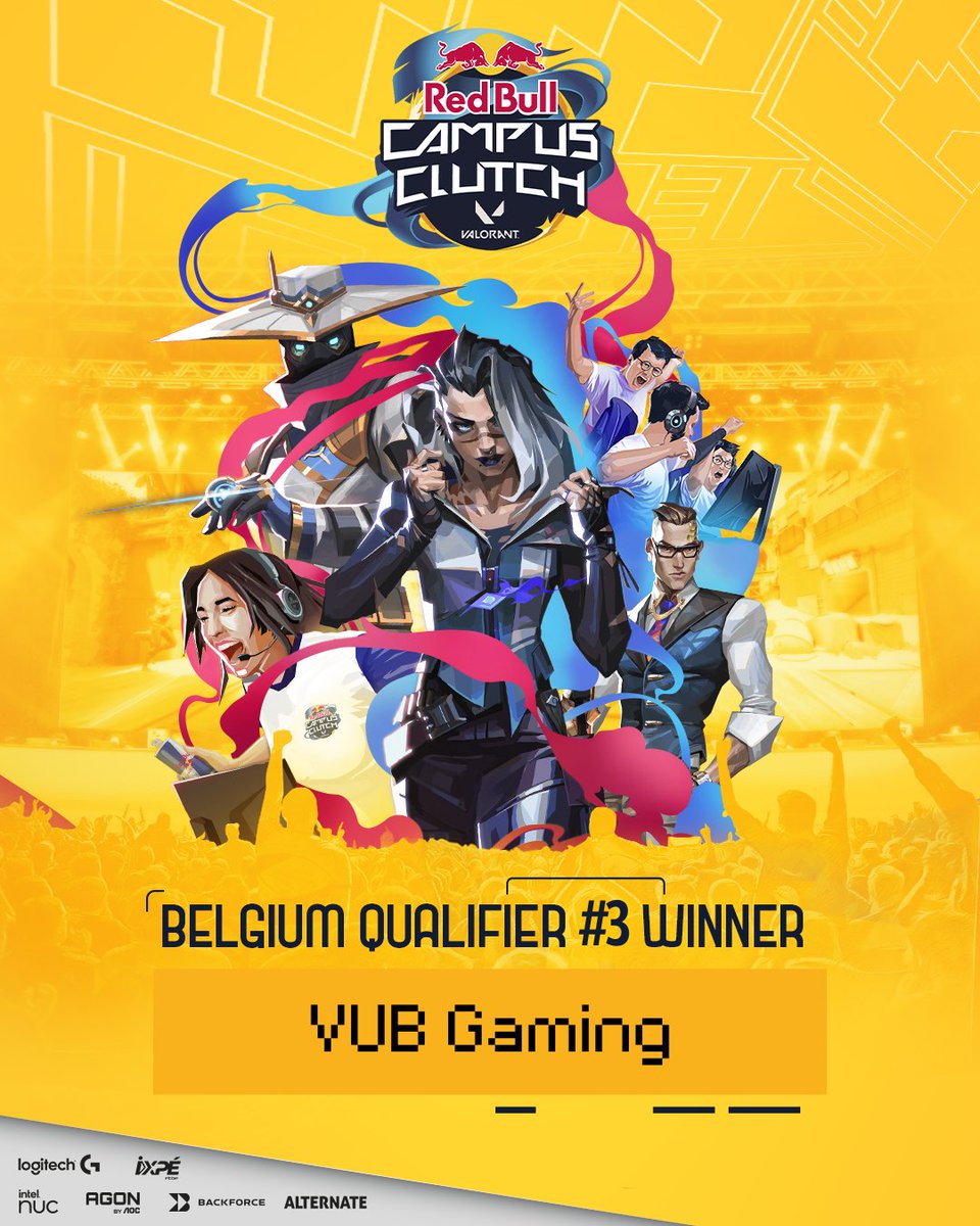 Red Bull Belgium (@redbullbe) on Twitter photo 3rd team headed to the national final of Red Bull Campus Clutch is <a href="/VUBgaming/">VUB Gaming</a>! ๐
Prep yourself for Monday's qualifier as it's your last chance to make it to Belgium's top 4 to battle for the national crown! โจ
๐ redbull.be/campusclutch
#redbullcampusclutch #valorant 3rd team headed to the national final of Red Bull Campus Clutch is <a href="/VUBgaming/">VUB Gaming</a>! ๐
Prep yourself for Monday's qualifier as it's your last chance to make it to Belgium's top 4 to battle for the national crown! โจ
๐ redbull.be/campusclutch
#redbullcampusclutch #valorant