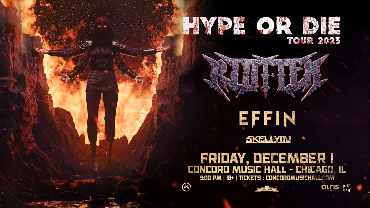 .@riottenmusic throughout the years 🤩 He is bringing his ‘Hype or Die’ tour back to Concord on Dec. 1st w/  <a href="/EffinOfficial/">Effin</a> + <a href="/skellytn/">skellytn</a> 🤘Get your tickets for the show today!

📸 <a href="/alliemischen/">Allie Mischen</a> + <a href="/blazejzalewski/">BLAISE</a> 
🎟 go.concordmusichall.com/riotten23