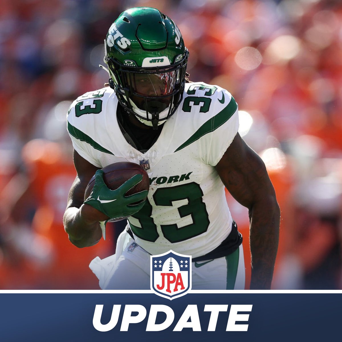 jasrifootball's tweet photo. 𝗨𝗣𝗗𝗔𝗧𝗘: #Jets RB Dalvin Cook seems to be frustrated over his lack of usage with the team, saying it’s hard for him to get going when he’s only getting a few touches per game. He said this wasn’t what he expected when he signed with the team.

He’s proven to get better as the game goes on and as he gets more touches. 

Dalvin Cook isn’t asking for a trade, but says he can have those conversations with his agent and GM Joe Douglas.