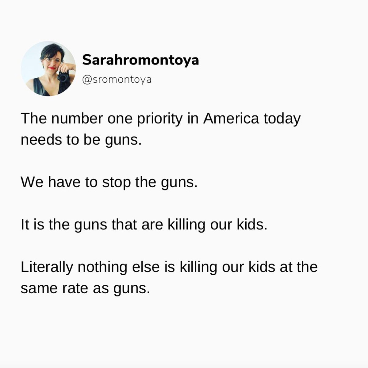 Shesoundslikeme's tweet photo. How many more lives will it take before we allow ourselves to hear the truth??
โ๏ธ @sarahromontoya
.
.
.
#sslm #gunlaws #maineshooting #protectourchildren https://t.co/i87m21nofn