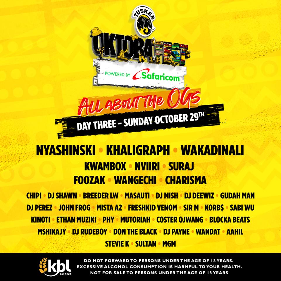 wakio_esi's tweet photo. Wakuu ni siku moja tu @TuskerLager watuspoil!
Can't wait for Mejja!
Visit https://t.co/teA4Sn1QAT and get your tickets! #TuskerOktobafest #DrinkBetterNotMore
@Steve_mugoh @kinyua @Ngandi mko? Are you #OktobafestEastAfrica ready?
#ThisIsHowWeDo music https://t.co/zJJaJLj8ui