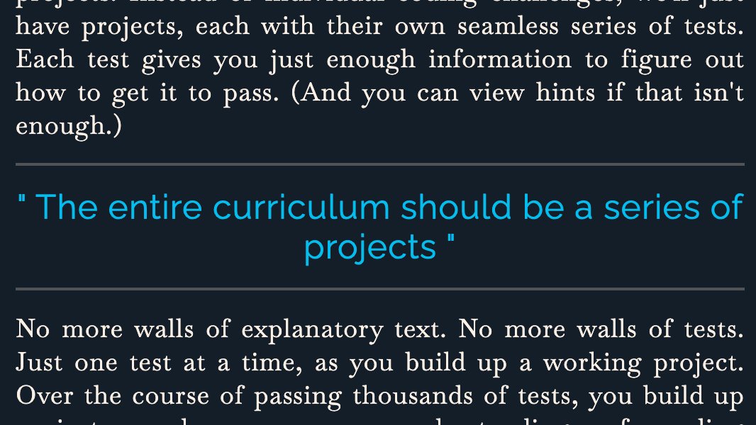 pgofcode's tweet photo. The memorable #00beef hex color code is a turquoise color.
Only had time for a few steps of fCC's CSS Grid magazine today.
Use `float` to position an element so that text flows around it. Pseudo-selectors can be used to insert quotation marks 😎
Goodnight 💤
#100DaysOfCode https://t.co/XXhmcEAb7i