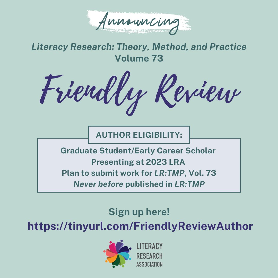 Literacy Research: Theory, Method, and Practice tweet media