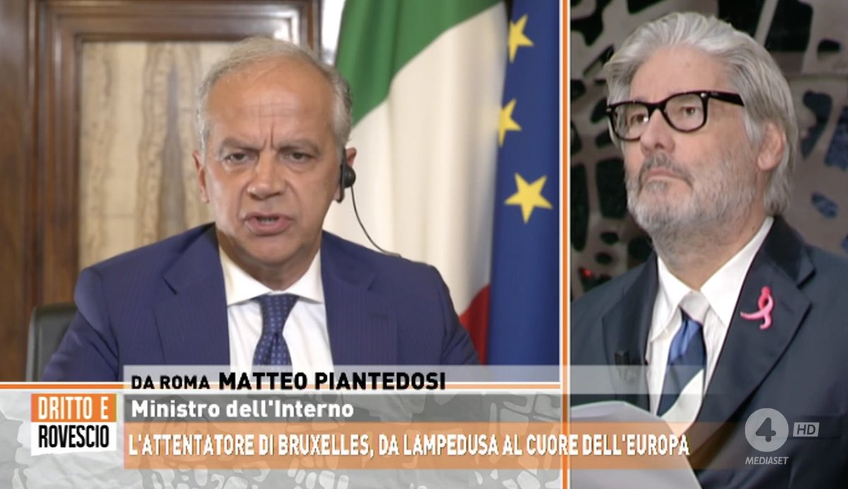 tempoweb's tweet photo. "Aumentati gli alert", a #Drittoerovescio il ministro #Pantedosi: il piano per la sicurezza https://t.co/G9ow7CqJQx #terrorismo #26ottobre #iltempoquotidiano https://t.co/dJzlVGjtll