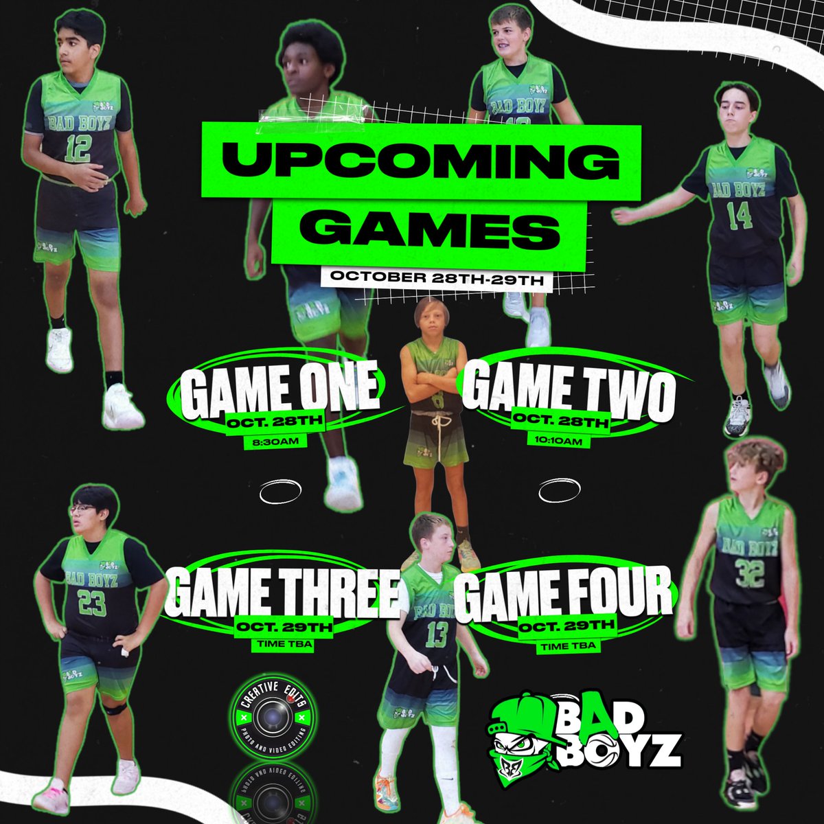 Ready to get on the court this weekend with the young ones!