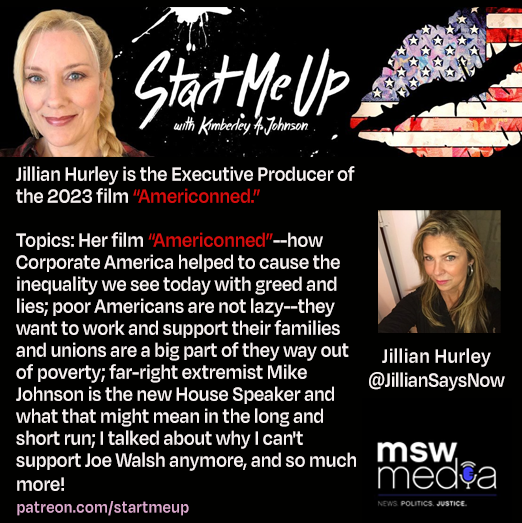 AuthorKimberley's tweet photo. New #StartMeUp podcast with Jillian Hurley @JillianSaysNow! #MSWMedia

Listen: https://t.co/DRE9MRxvAO https://t.co/szTLuhKvQf