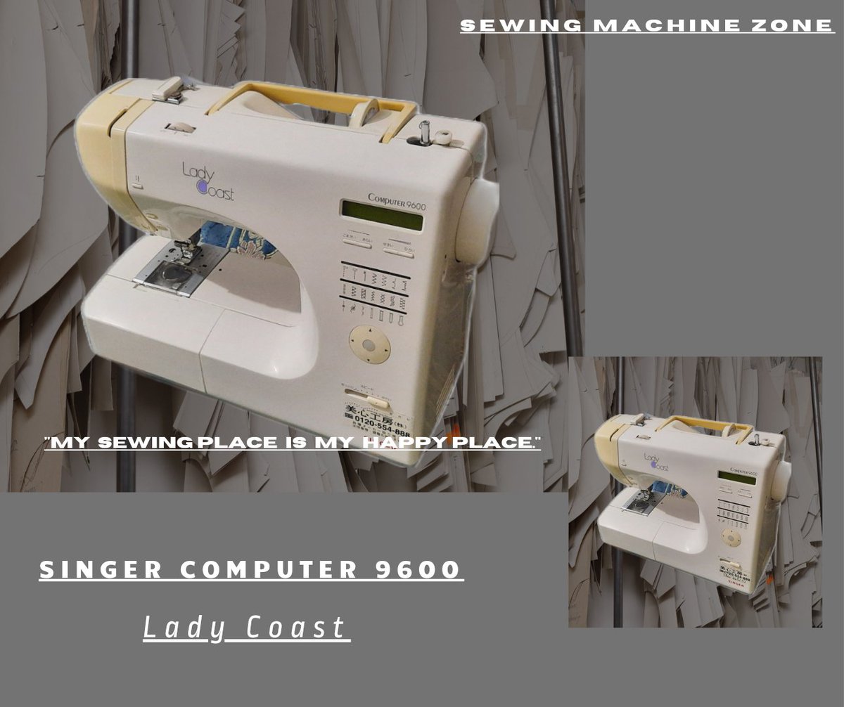 sewmachinezone's tweet image. Singer Computer Model 9600 Sewing Machine
It can did:
👉🏻Simple Stitching
👉🏼Peko
👉🏻Kaaj
👉🏼Overlock
👉🏻Zigzag
👉🏼Embriodery Design
Available for sale with 110 adopter delivery all over in pakistan.
#singer9600 #singermachine #sewingmachinezone #Sewing #sew #repair #TwitterX #viral