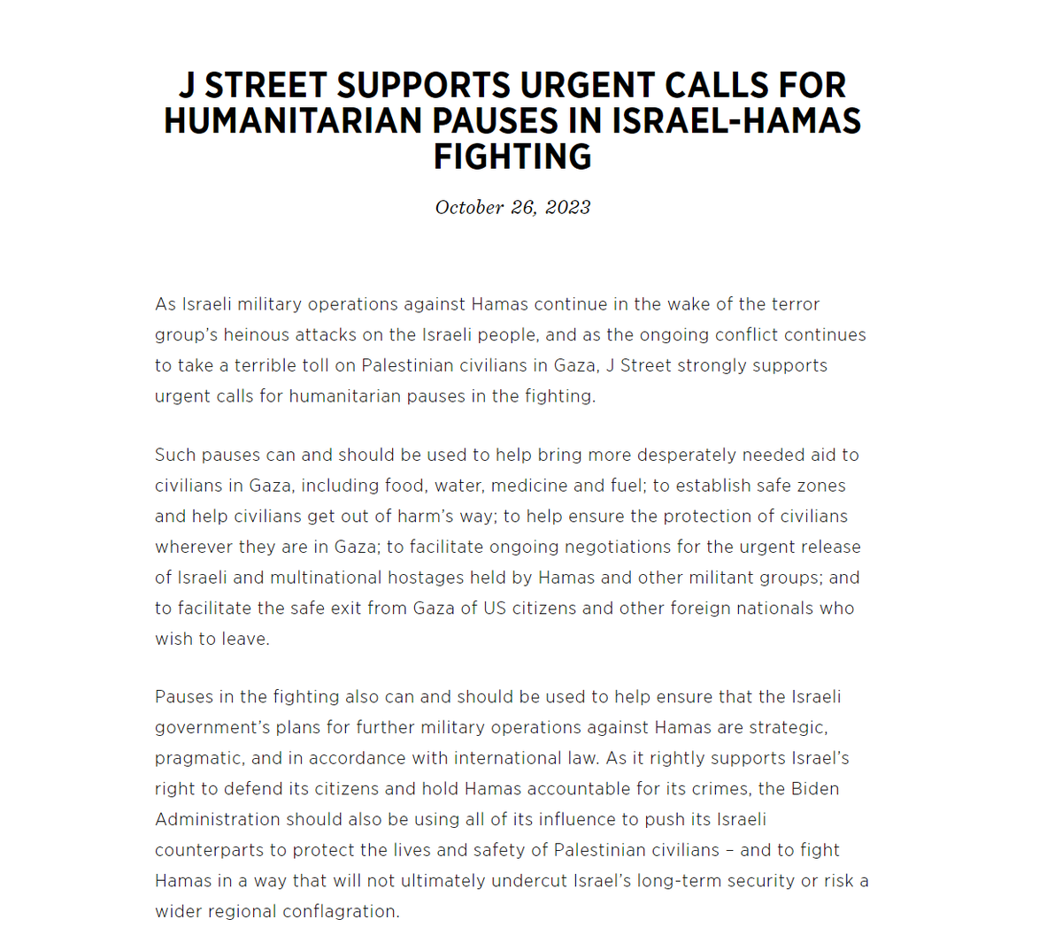 jstreetdotorg's tweet photo. J Street Supports Urgent Calls for Humanitarian Pauses in Israel-Hamas Fighting
https://t.co/xVETkBuD8b https://t.co/0EmhOPh0jK