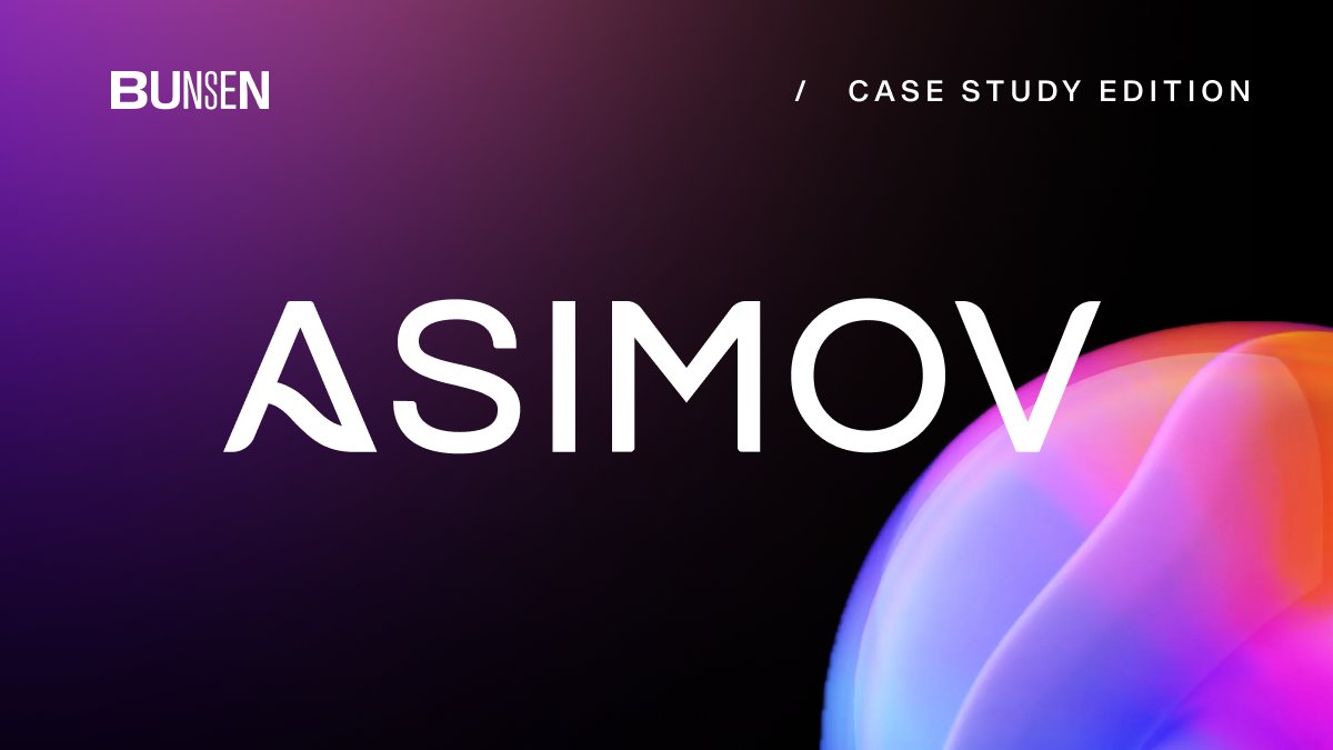 Sometimes there’s no room for trial and error...

Especially for a company like Asimov that’s at the forefront of genetic engineering. Here’s how we helped Asimov craft their messaging, create a cohesive brand, as they attract attention from investors, partners and recruits🧵1/8