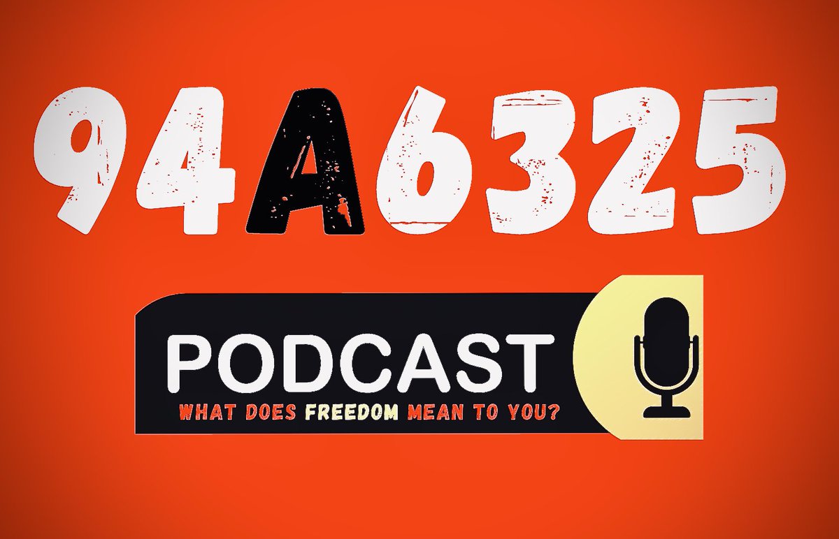 #94A6325 - A New York State prison number - The title of a forthcoming book - and a podcast –dedicated to exploring FREEDOM. Please tune for a short form version of the podcast where I ask social workers, abolitionist and activist to define FREEDOM in 2 min! #Abolition #apm2023