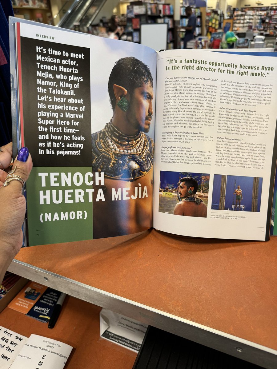 namorxshuri's tweet photo. I work at bookstore. Got mine β€οΈ
#nashuri #namuri #namori #namorxshuri #namor #shuri #tenochhuerta #tenochhuertamejia #josetenochhuertamejia #wakandaforever #blackpanther https://t.co/JJ9xZMbXJf