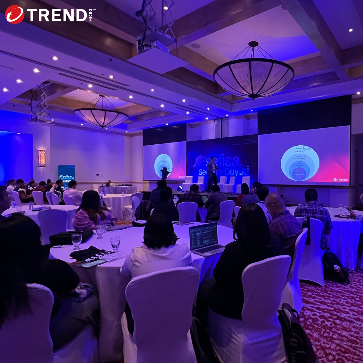 SefisaCA's tweet photo. Una charla muy interesante "El Ciber Riesgo es un Riesgo de Negocio" a cargo de Roberto Kam de @TrendMicro
#Honduras
#SefisaSecurityDay https://t.co/KyrFR9kKH4
