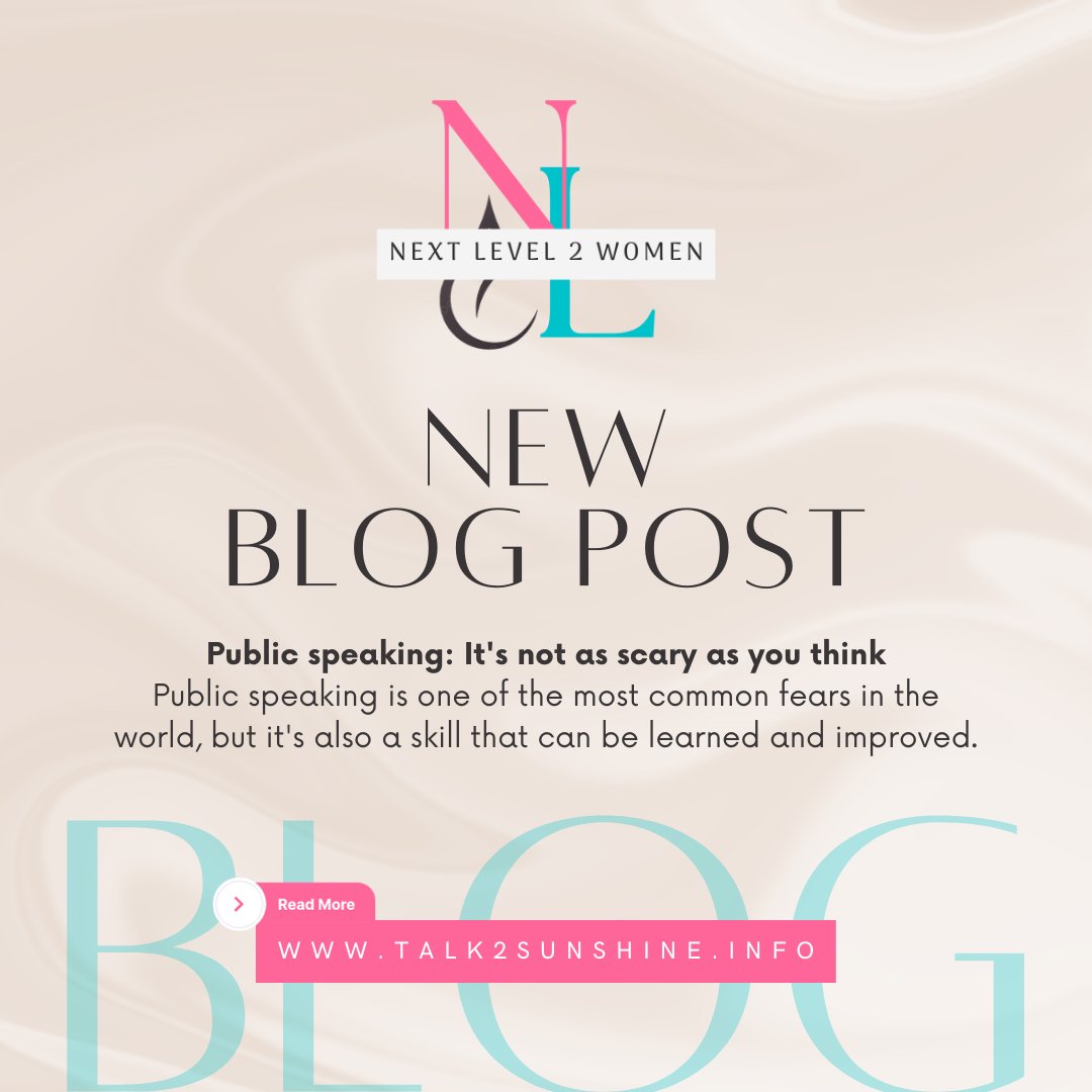 NEW BLOG POST | Public speaking: It's not as scary as you think Public speaking is one of the most common fears in the world, but it's also a skill that can be learned and improved. #winningwomen #women #businesswomen #publicspeaking wix.to/uwxh19m