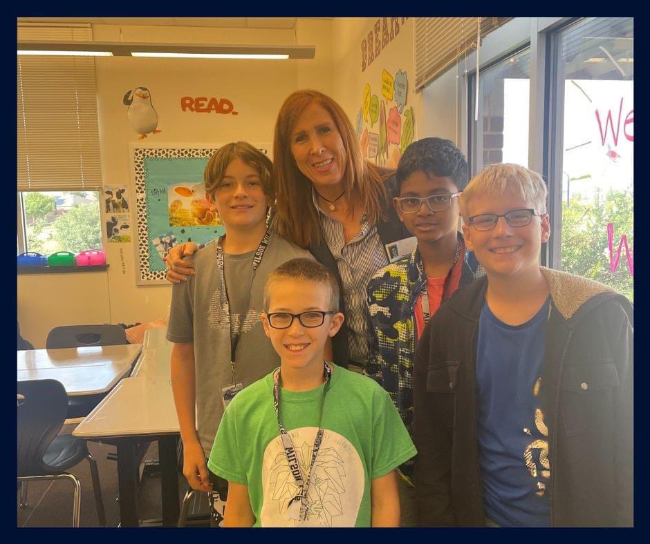 Fantastic morning consulting with these brilliant young minds to discuss hybrid learning in Northwest ISD. 🌟