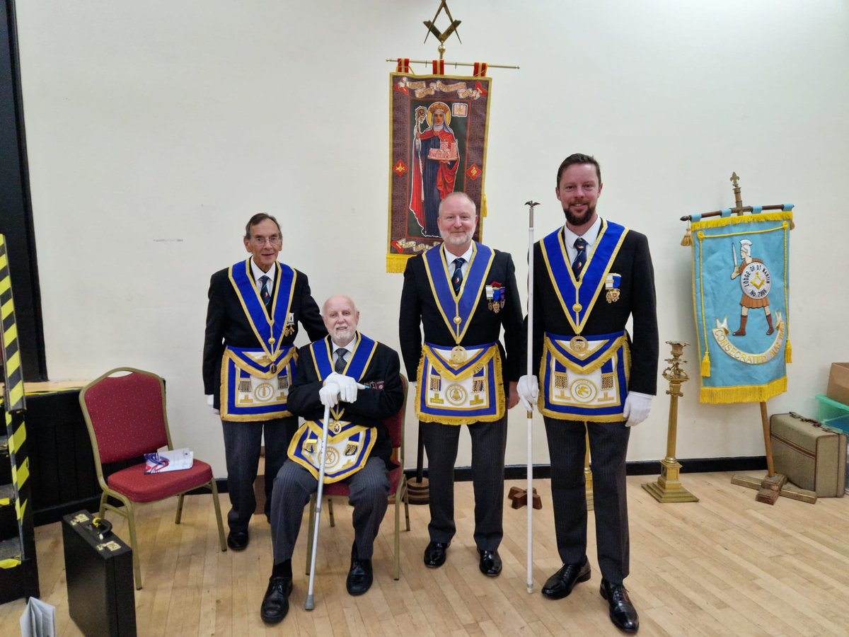 Extremely honoured today to be appointed as Provincial Senior Grand Deacon. Looking forward to the year ahead. Congratulations to all those that were promoted and appointed!