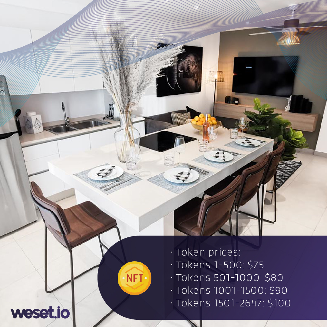 WESET_io's tweet image. 🌴 Explore this investment opportunity! 

Our latest #RealEstateNFTs offer a slice of paradise.

Check out our exclusive beach apartment and discover how #RealWorldAssetTokenization is changing the game. 🔑💎 

🧩 Fractions start at $75 USD

#PassiveIncome #Web3 #Blockchain #RWA