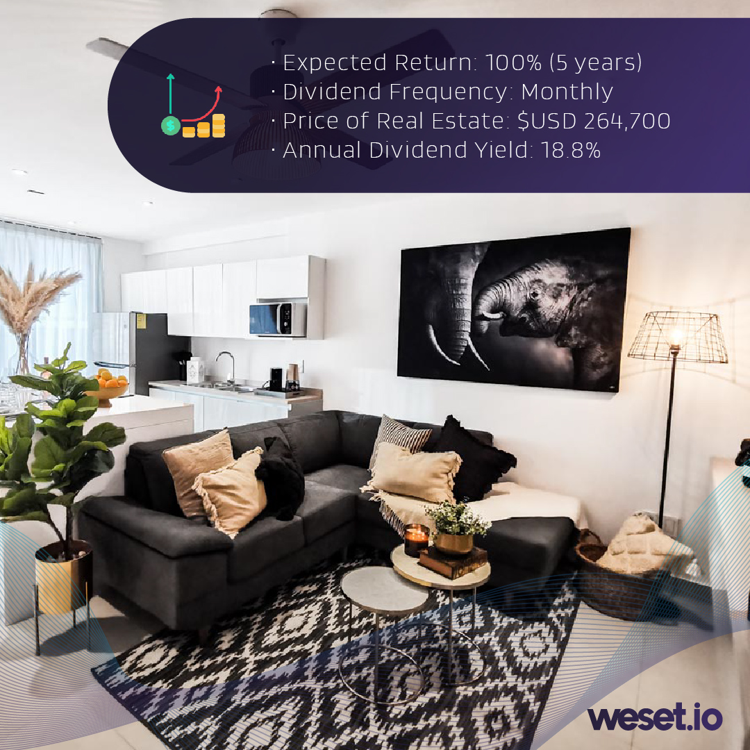 WESET_io's tweet image. 🌴 Explore this investment opportunity! 

Our latest #RealEstateNFTs offer a slice of paradise.

Check out our exclusive beach apartment and discover how #RealWorldAssetTokenization is changing the game. 🔑💎 

🧩 Fractions start at $75 USD

#PassiveIncome #Web3 #Blockchain #RWA