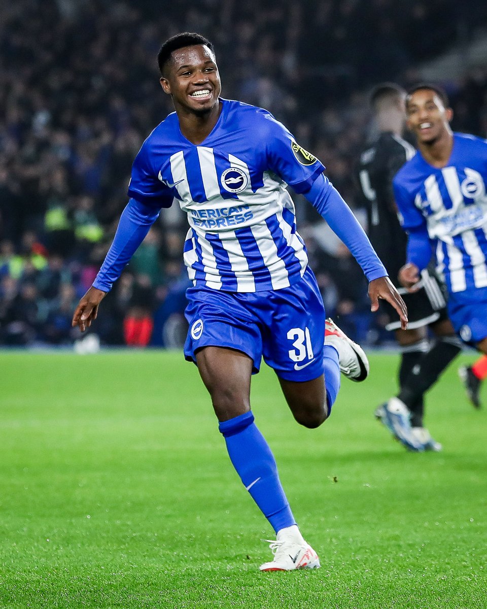 brfootball's tweet photo. Ansu Fati and João Pedro score as Brighton defeat Ajax 2-0 for their first-ever win in European competition 😤 https://t.co/Pfi3QLpjIk