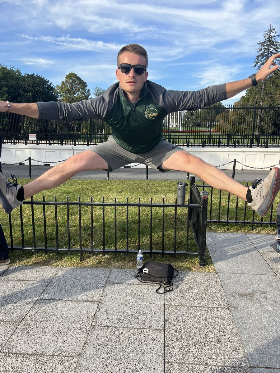 Who had the best White House toe-touch?