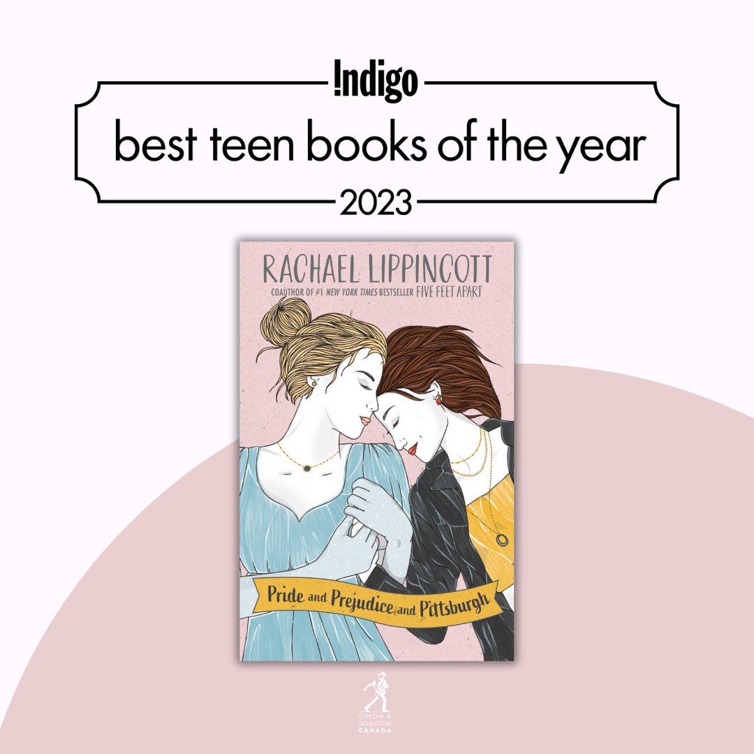 super excited to share that PRIDE AND PREJUDICE AND PITTSBURGH has been included in @chaptersindigo’s top teen books of 2023! ✨if you want to grab a copy✨: indigo.ca/en-ca/pride-an…