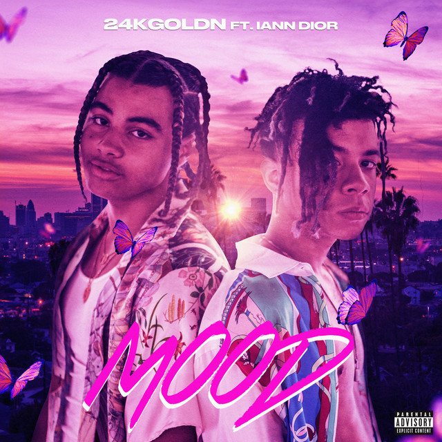 Today in 2020, @24kGoldn and @ianndior's 'Mood' reached #1 on the Hot 100. It marked the first #1 hit for both artists.