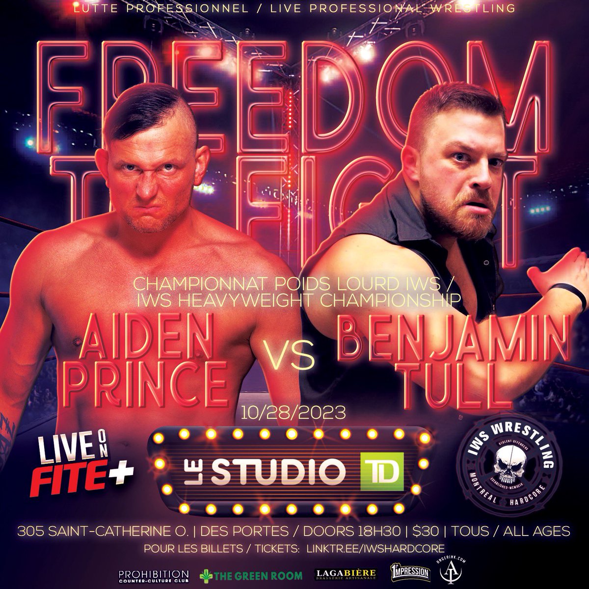 Triller_TV's tweet photo. 🇨🇦⚜️👑Who will make a statement when the Kings of Montreal wrestling return this Saturday?

@IWSHardcore #FreedomToFight streams exclusively on #FITE+

➡️ https://t.co/m4c8ERH6u6 https://t.co/5nHD7oFofC