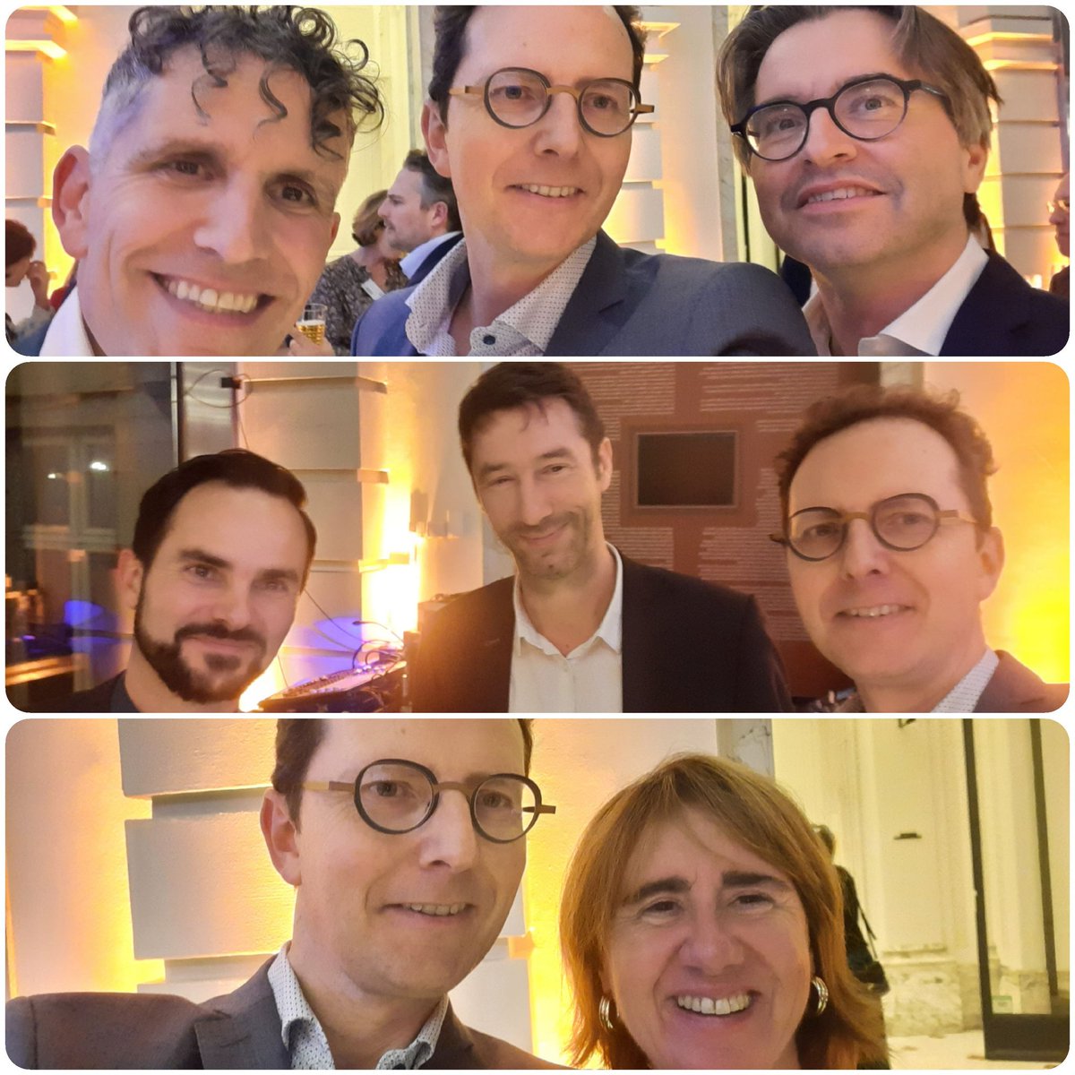 Fijn initiatief van <a href="/vrijeberoepen/">Federatie Vrije Beroepen</a>! Mentaal welzijn is belangrijk, ook voor zorgverleners 🙏. Ook ik worstel er soms mee, maar vanavond alleen maar leuke babbels met oa deze tweeps👇. Thx 4 the invite <a href="/BOVYN/">Tom BOVYN</a> 🙏