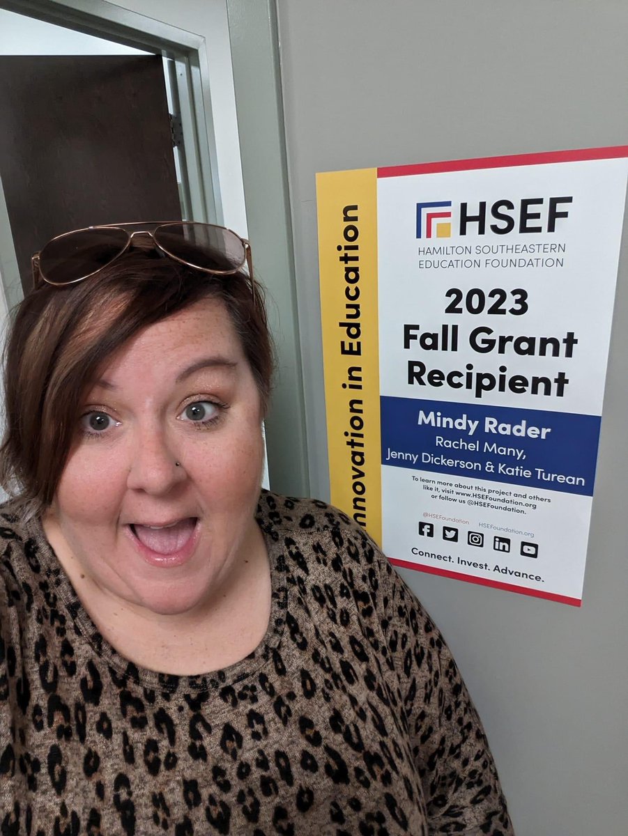 A big congratulations to our very own Mrs. Rader for receiving a fully funded HSEF grant today for “Cracking the Code on Reading!” We can’t wait to see this in action! 

A big shout out to <a href="/hsefoundation/">Hamilton Southeastern Education Foundation</a> for providing amazing grant opportunities for our staff and students! ❤️
