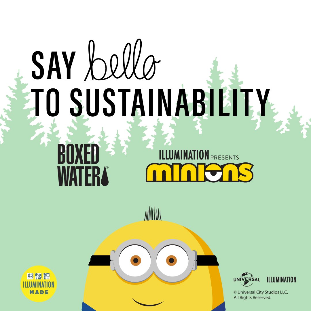 Say 'bello' to sustainability with our NEW Minions-inspired Boxed Water cartons!💧Get ready for fun hydration with our best-selling 500mL, now designed with your favorite mischievous Minions 👏 Shop exclusively, here: bit.ly/476hBw2 🛒