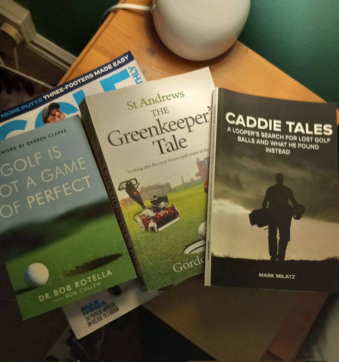 .<a href="/caddietales/">Mark the Caddie</a> Really enjoyed reading my latest golf book over the past two days as it combines both fascinating insights and stories from caddying at one of the world's greatest golf courses with some hugely important life lessons. Thanks Mark!
