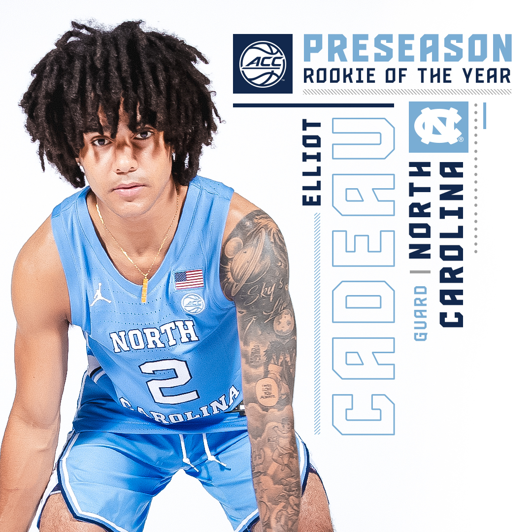 accmbb's tweet photo. ⭐️ 2023 ACC Preseason Rookie of the Year ⭐️ 

@UNC_Basketball ➡️ Elliot Cadeau

📰 https://t.co/5MqtbewlVV https://t.co/i8GwU6ay2H