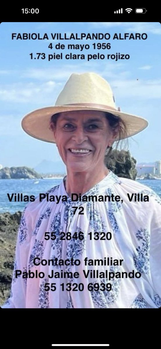 armymecuidamx's tweet photo. SE BUSCA EN ACAPULCO, se agradece cualquier información. https://t.co/UhoPndjLDA
